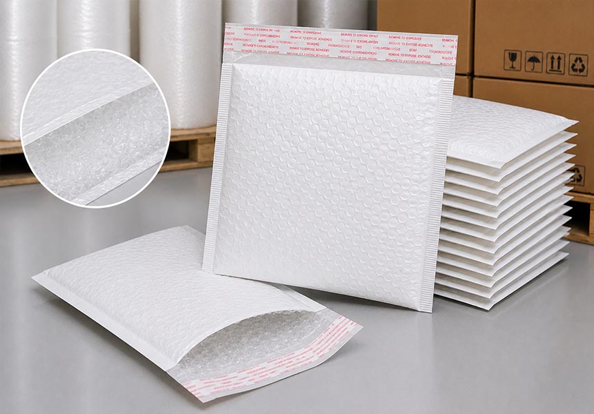 Bubble Mailers manufactured by Golden Wolf Plastic Factory